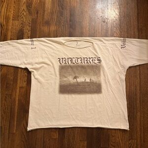 Kanye west gosha vultures shirt size 2